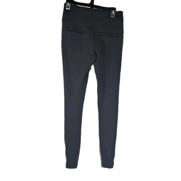 ATHLETA Leggings Delancey Moto Tight Women's Size M Black Pockets Stretch - Picture 3 of 13